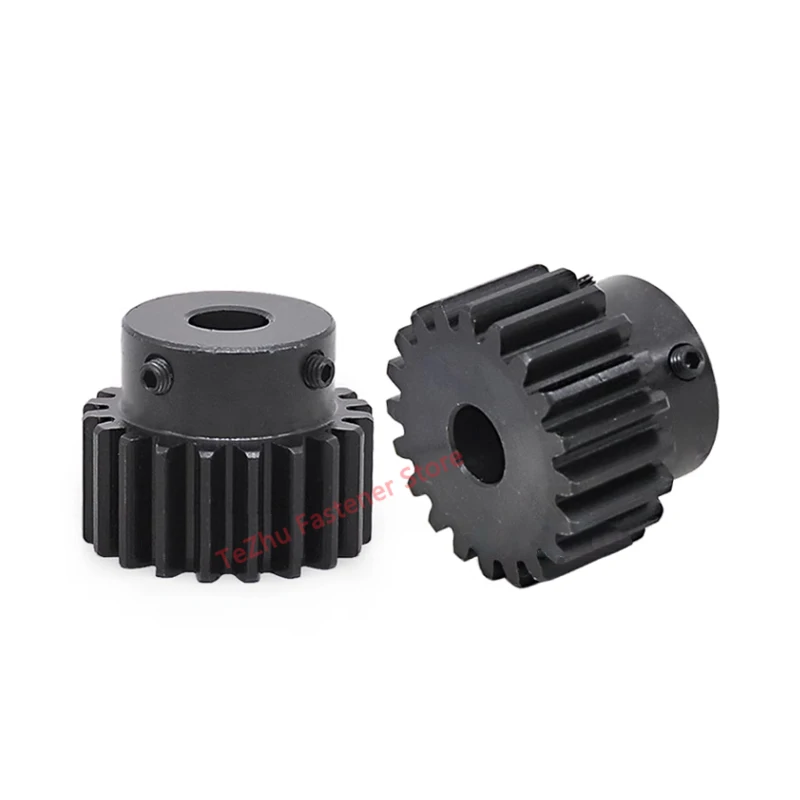 1pc 50 Teeth 2M Spur Gear with Step 2 Module 50T 45# Steel Transmission Drive Gear Bore 12 14 15 16 17 18 19 20 22 24 25 28 30mm