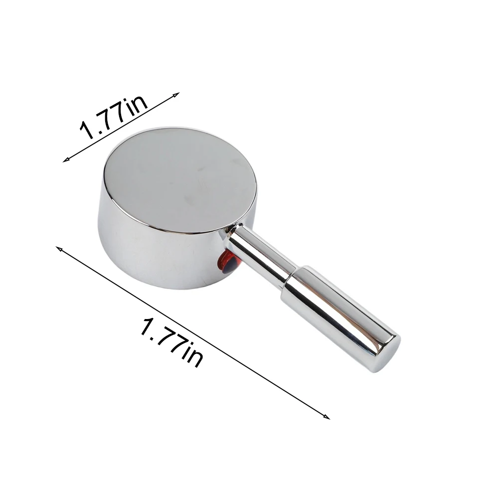 Bathroom Upgrade Shower Mixer Handle Replacement Handle Zinc Alloy Construction Ergonomic Design Easy Installation