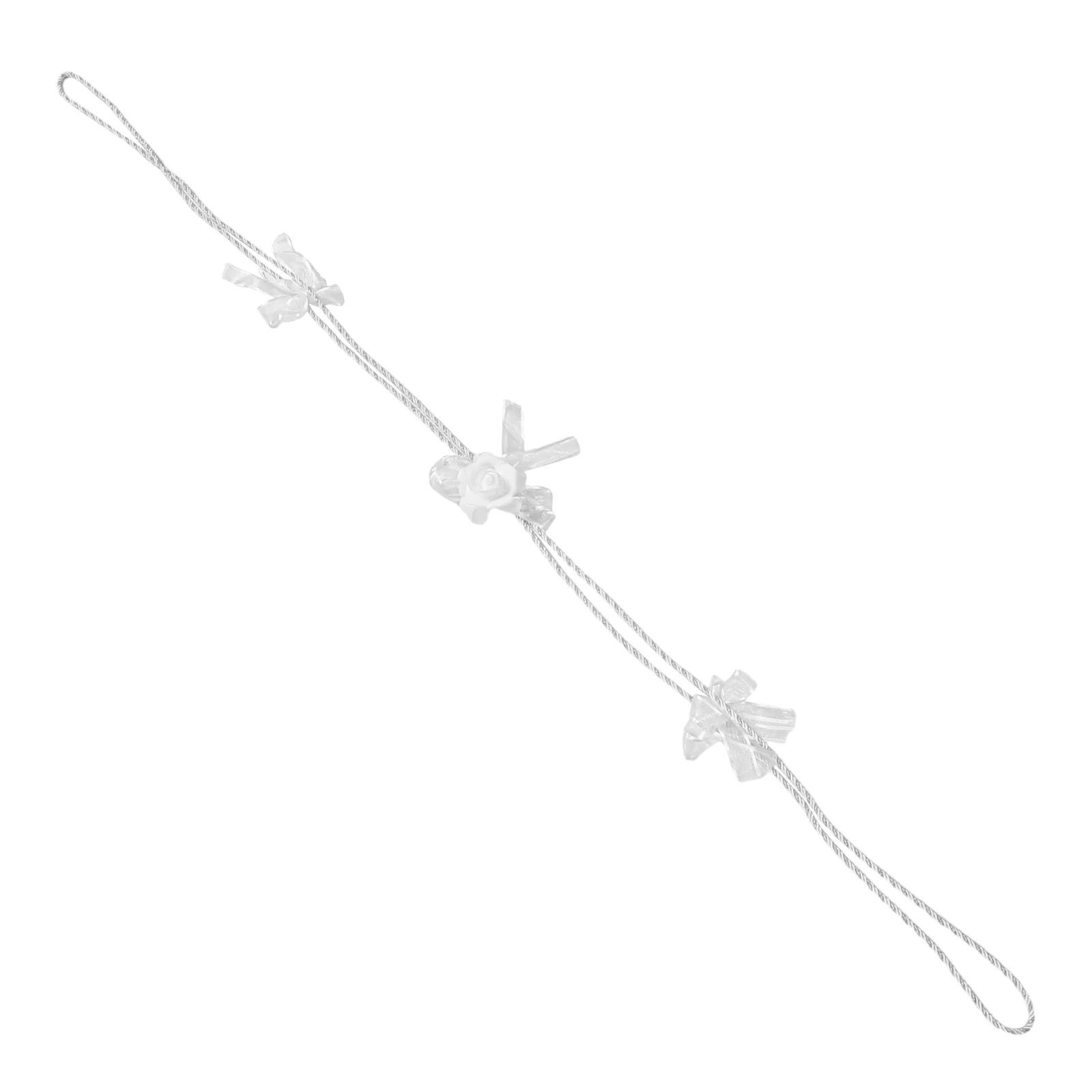 

1pc Wedding Unity Rope Traditional Cord for Bridal Lasso White Western Ceremony Elegant Fabric Symbol Love Commitment