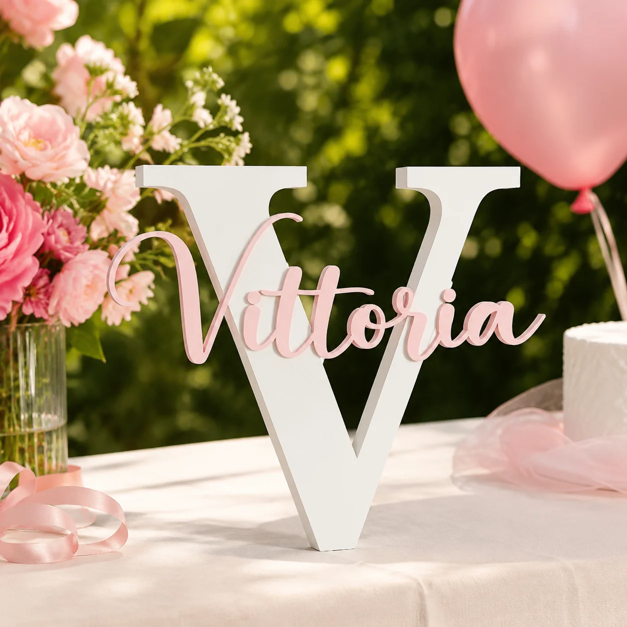 1pc Custom Luxury Style PVC Wooden Name Plaque,Bedroom Room Table Decor,Wedding Birthday summer Graduation Christmas Gift