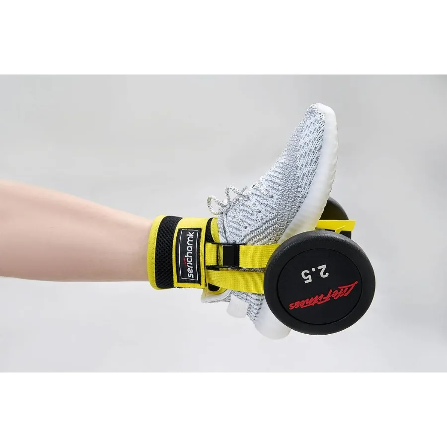 مرفق دمبل للقدمين قابل للتعديل لرفع الأثقال وتمارين الساق: مثالي لوصلات الساق وتدريبات Tibialis وعمر الساق