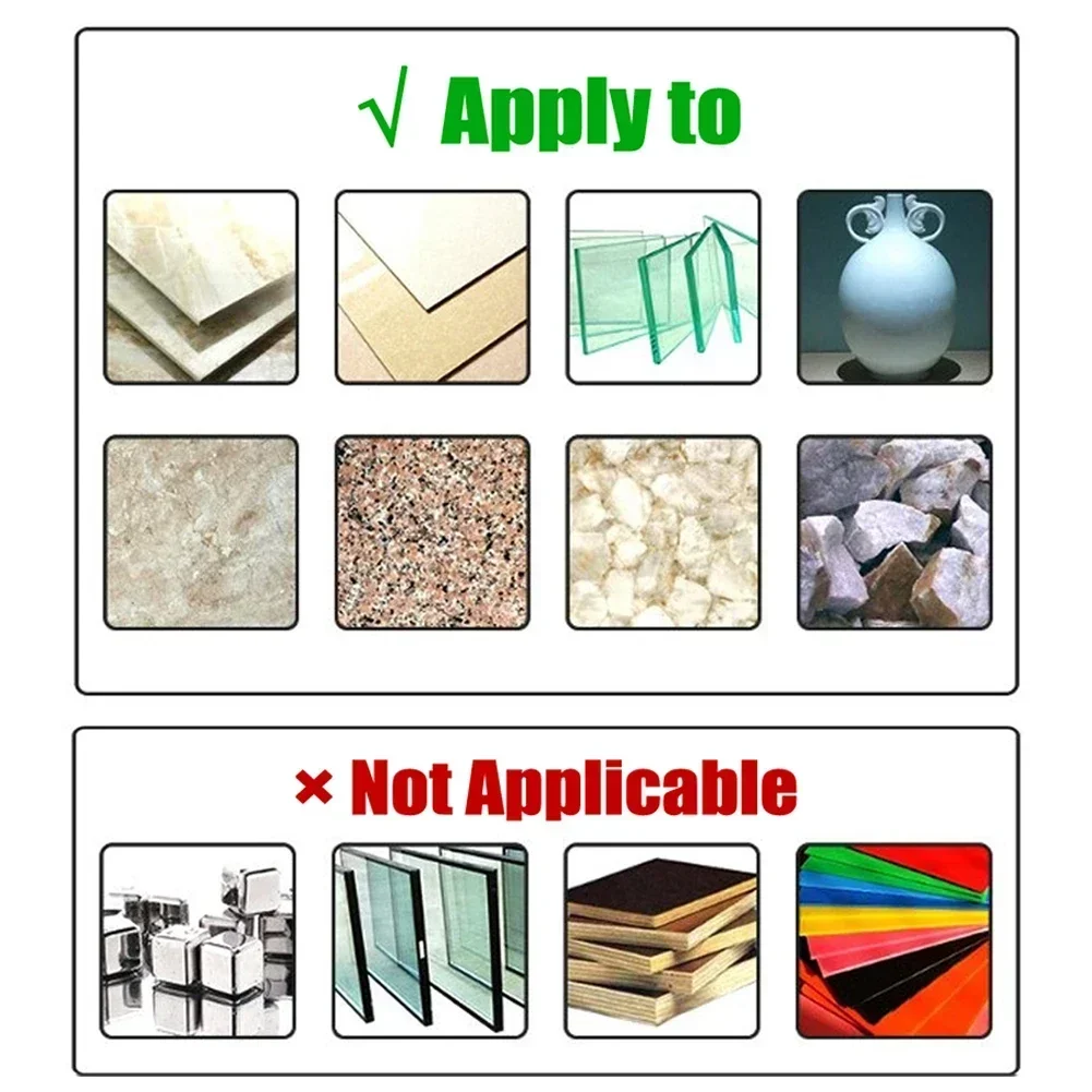 ดอกสว่านเจาะเพชรแบบแห้งขนาด6-16มม. ดอกสว่านเจาะหลุมเซรามิกดอกสว่านหินอ่อนหินแกรนิต M14ที่เปิดรูเกลียว