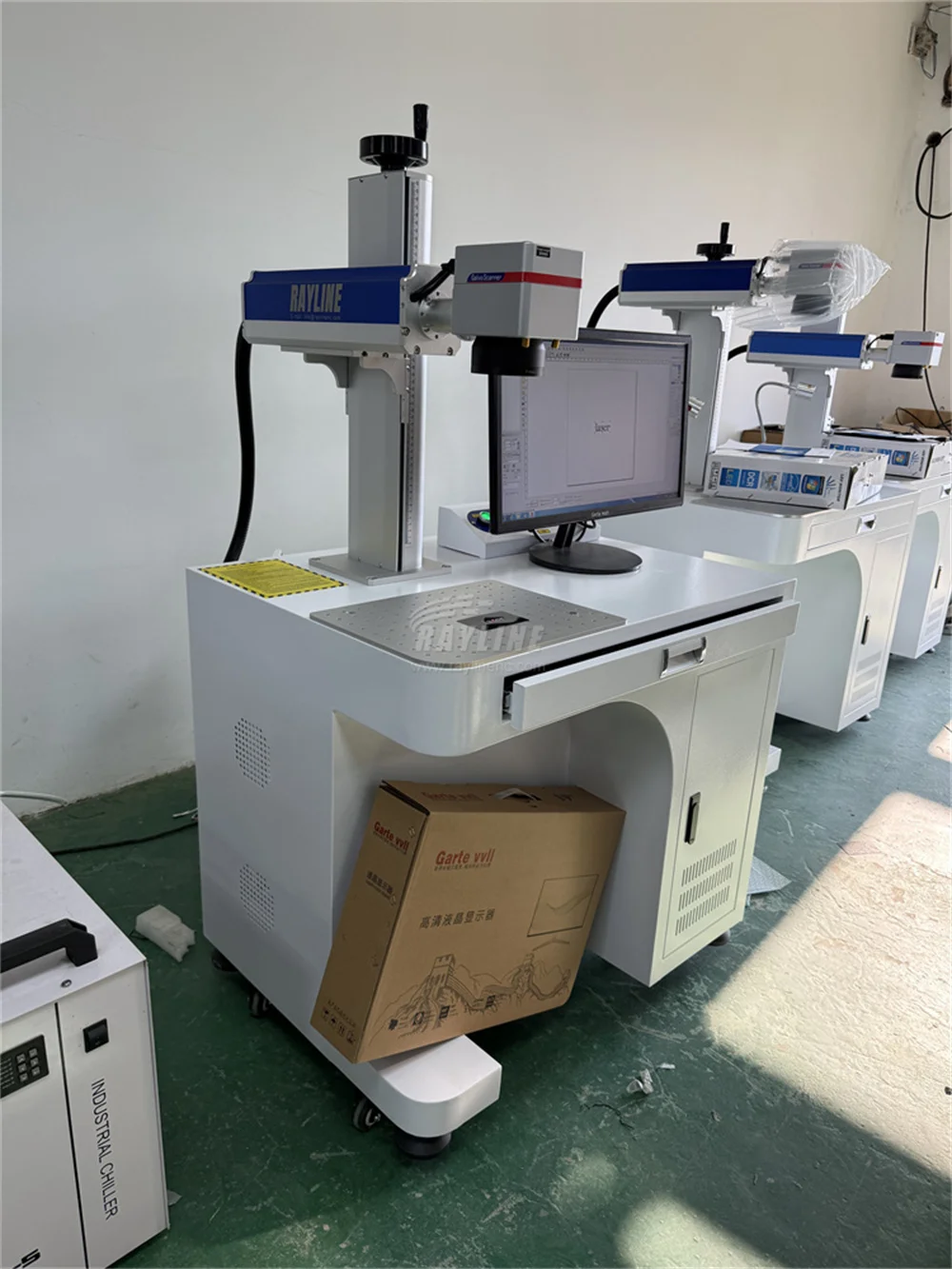 30w 50w 100w Fiber Laser Engraving Marking Machine with Computer Jewelry Silver Gold Brass Metal Aluminum Copper Cutting