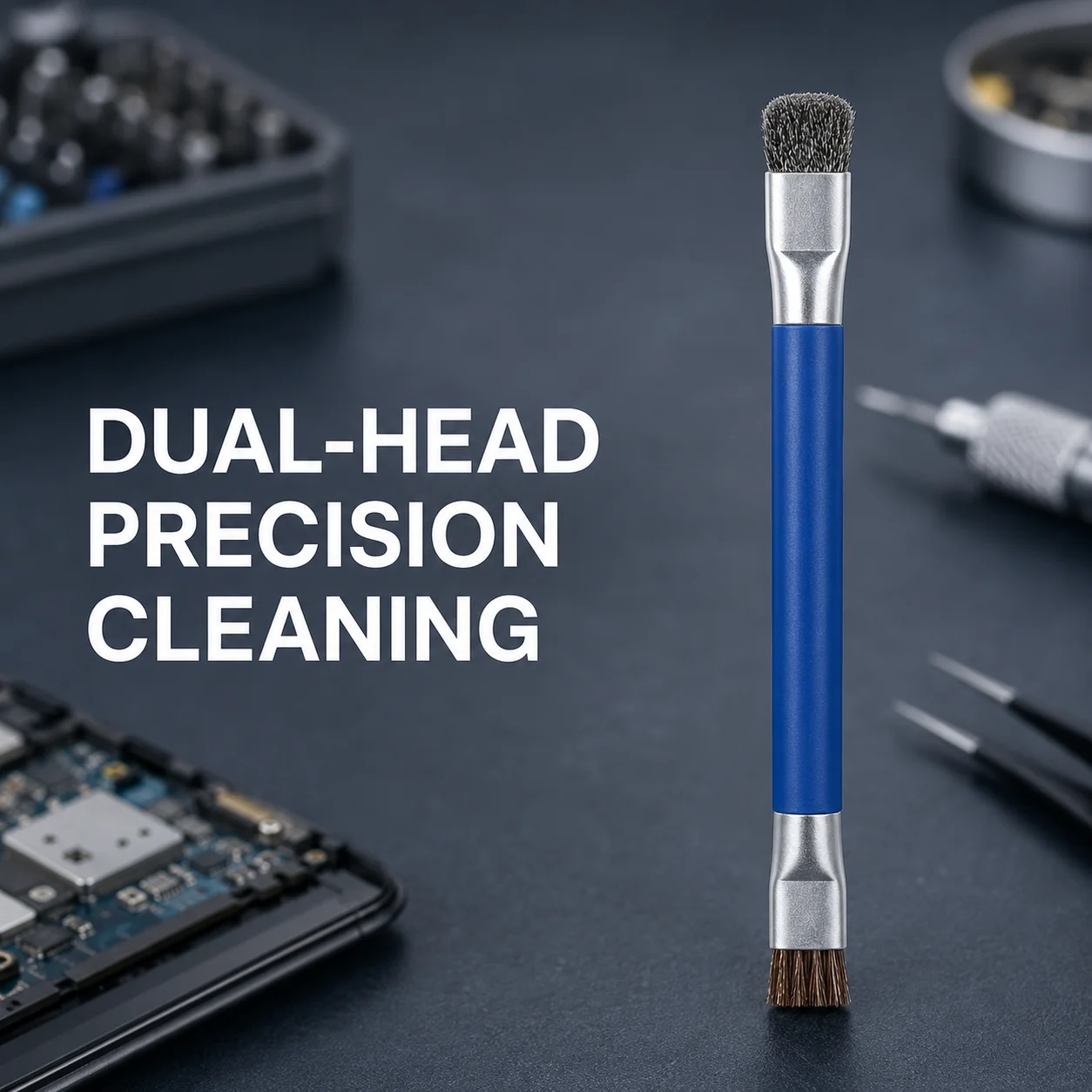 Dual Use Kitchen Gas Stove Cleaning Brush, Safety Brush, Anti-Static Motherboard PCB Cleaning Brush, Mobile Phone Repair Tool