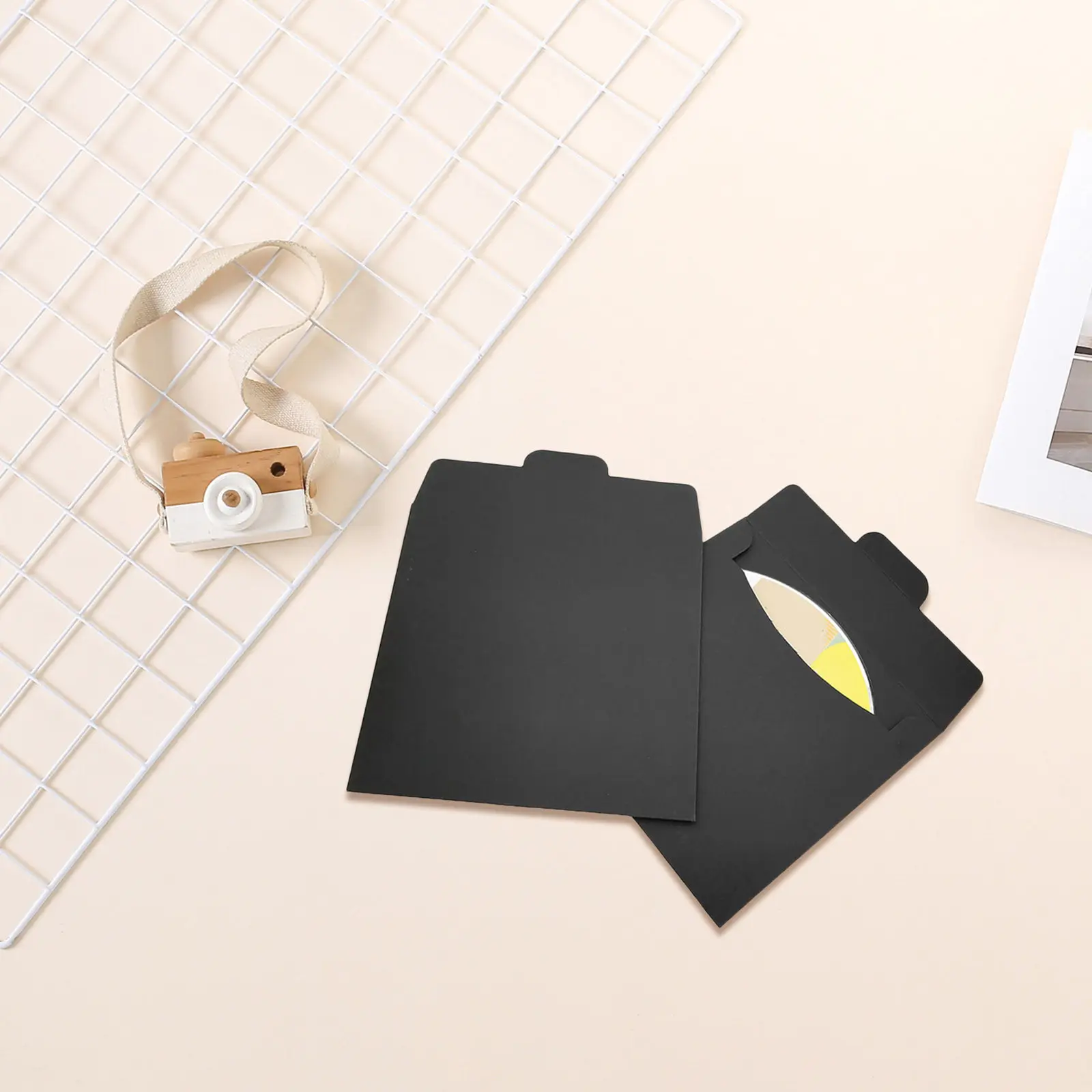 

50Pcs Cd Envelope Paper Sleeves Multi-Functional Storage Bags for Cds Cards Receipts Document Holder Paper Packing Envelopes