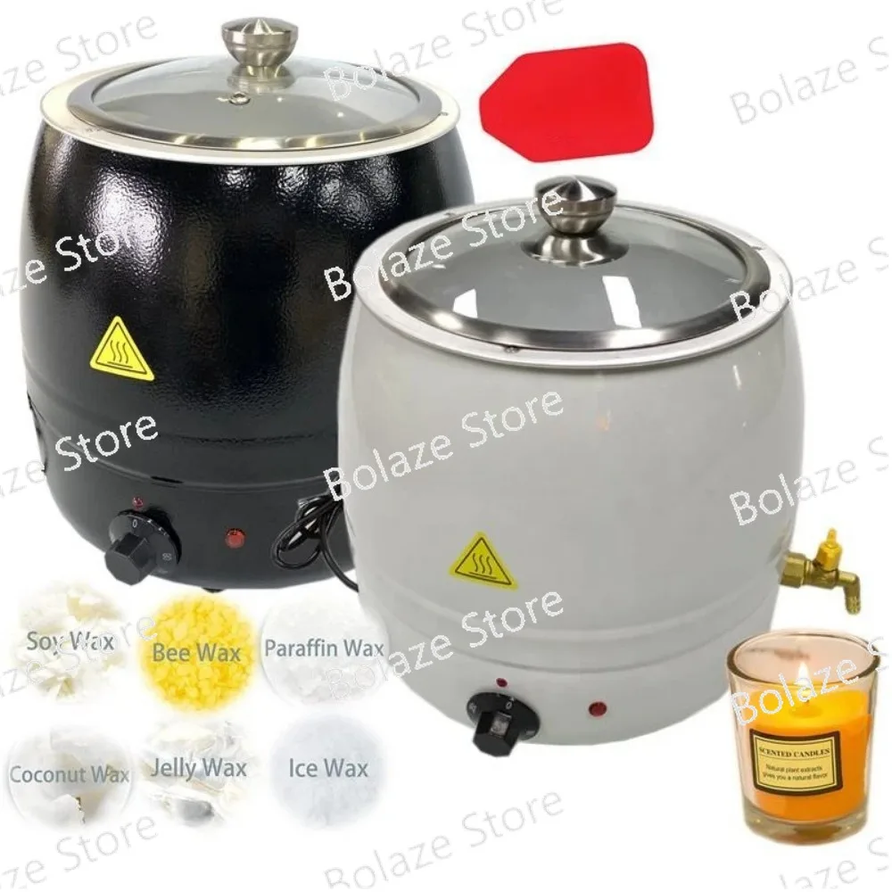 

Large size stainless steel candle making kit electromechanical candle wax melting machine