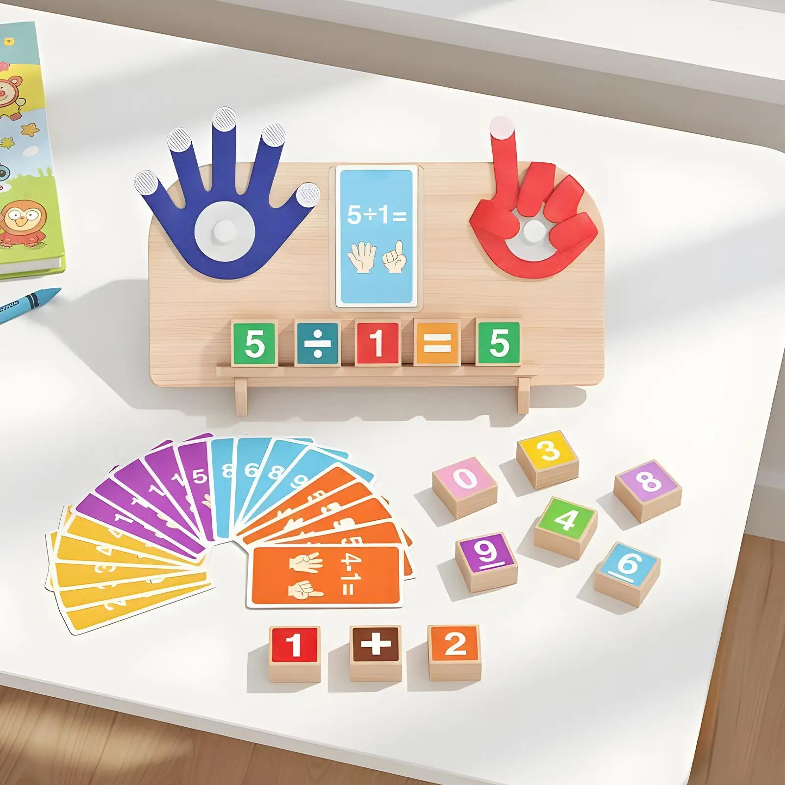 Math Learning Toys 3-6 Years Old Educational Arithmetic Preschool Math Manipulatives Counting Blocks For Preschoolers Students