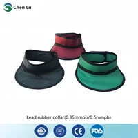 Protección radiológica ionizante genuina, collar para tiroides de alta calidad, protección radiológica de rayos X, 0,35/0,5mmpb, collar de plomo para adultos