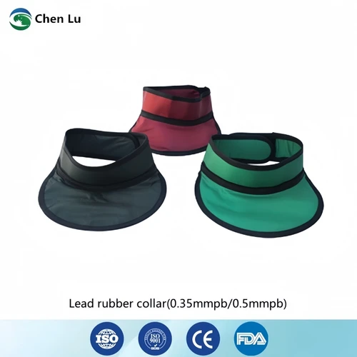 Protección radiológica ionizante genuina, collar para tiroides de alta calidad, protección radiológica de rayos X, 0,35/0,5mmpb, collar de plomo para adultos
