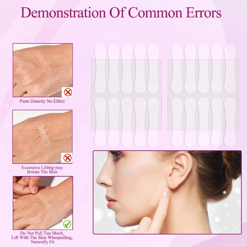 Ace Lift Stickers Thin Artifact Invisible Sticker Medical Patches Face Lift Tools Small V Face Tightening Double Chin