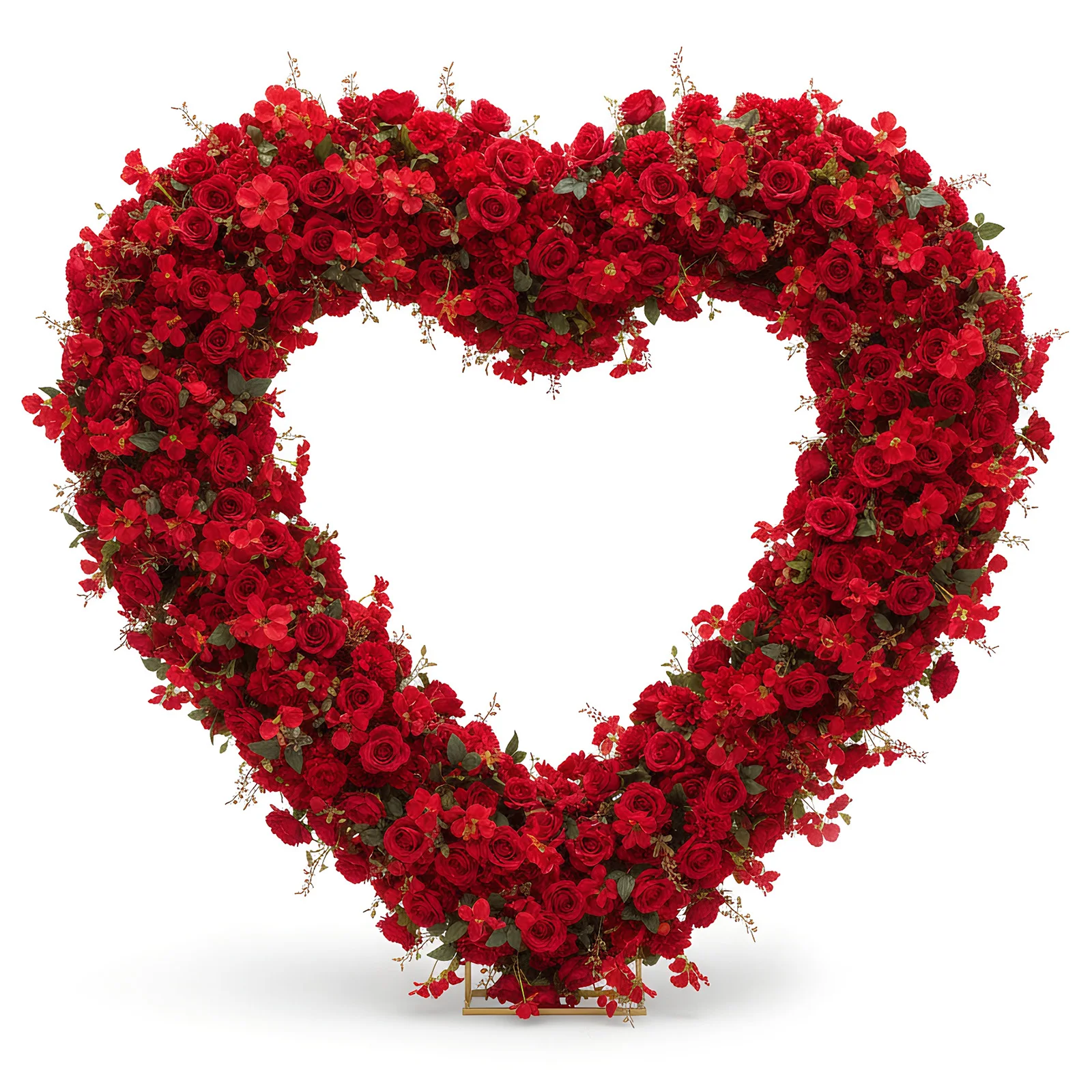 

Большая металлическая рамка-сердце для свадьбы, 6,7 футов, держатель для фона, многоразовый, для церемоний, Дня святого Валентина, дня рождения, декора для вечеринок