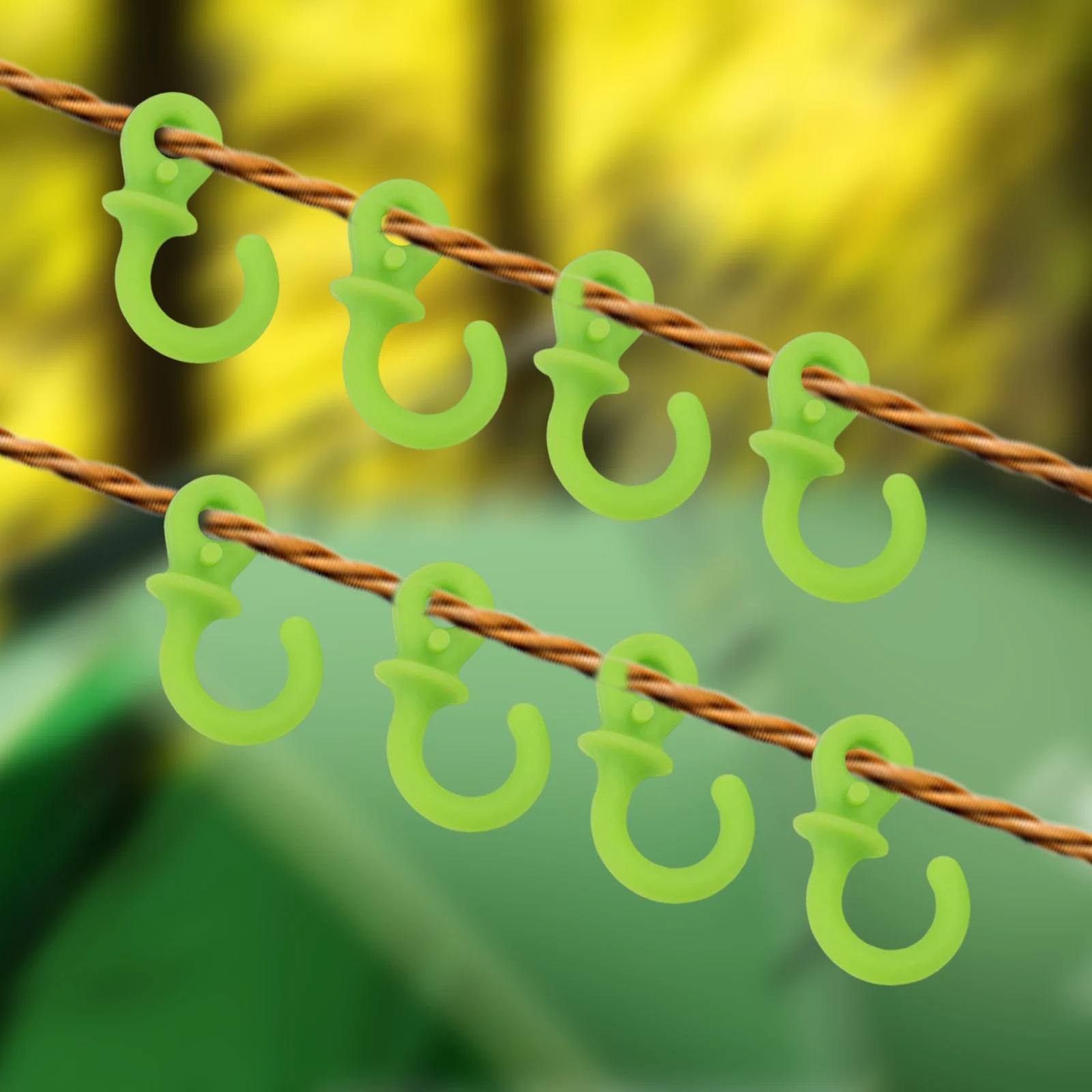 

48pcs Monkey Tail Stabilizers for Compound Bows Soft Rubber Dampeners for Noise Reduction and Shock Absorption