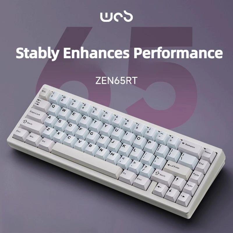 

WOB ZEN65RT Механическая клавиатура с магнитной осью, настраиваемая TTC Full POM Magnet King Switch для киберспортивных игр, алюминиевый сплав