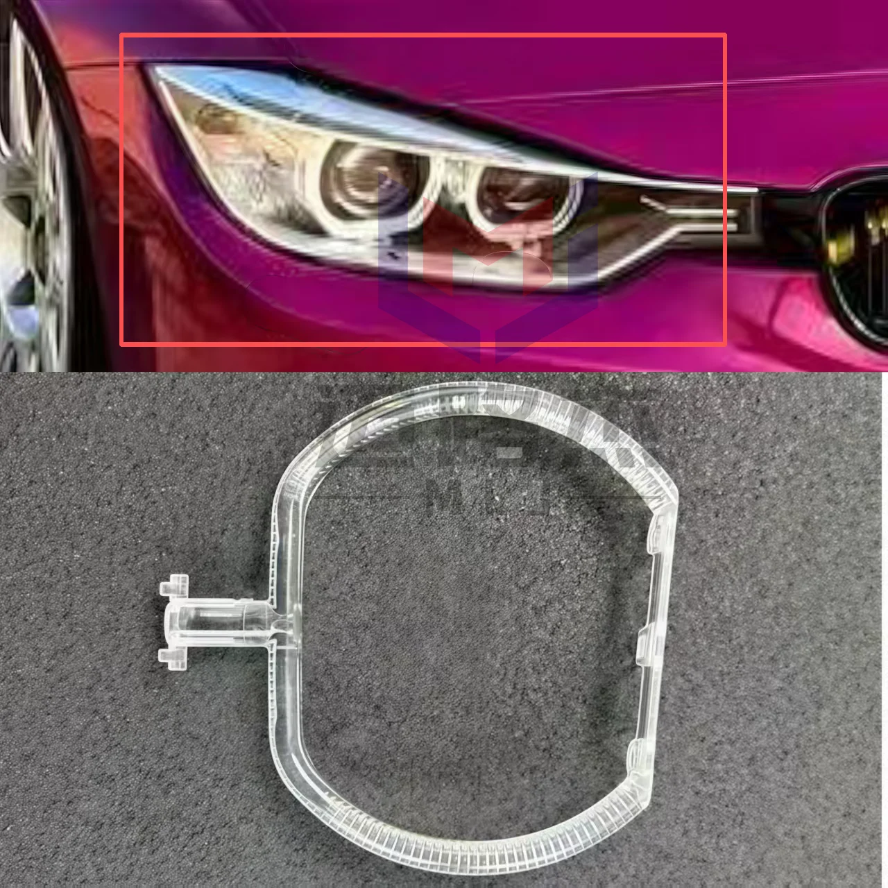 

Для BMW 3 серии F30 F35 2013 2014 2015 светодиодные фары круговое кольцо направляющая пластина автомобиля DRL дневные ходовые огни трубки автомобильные аксессуары