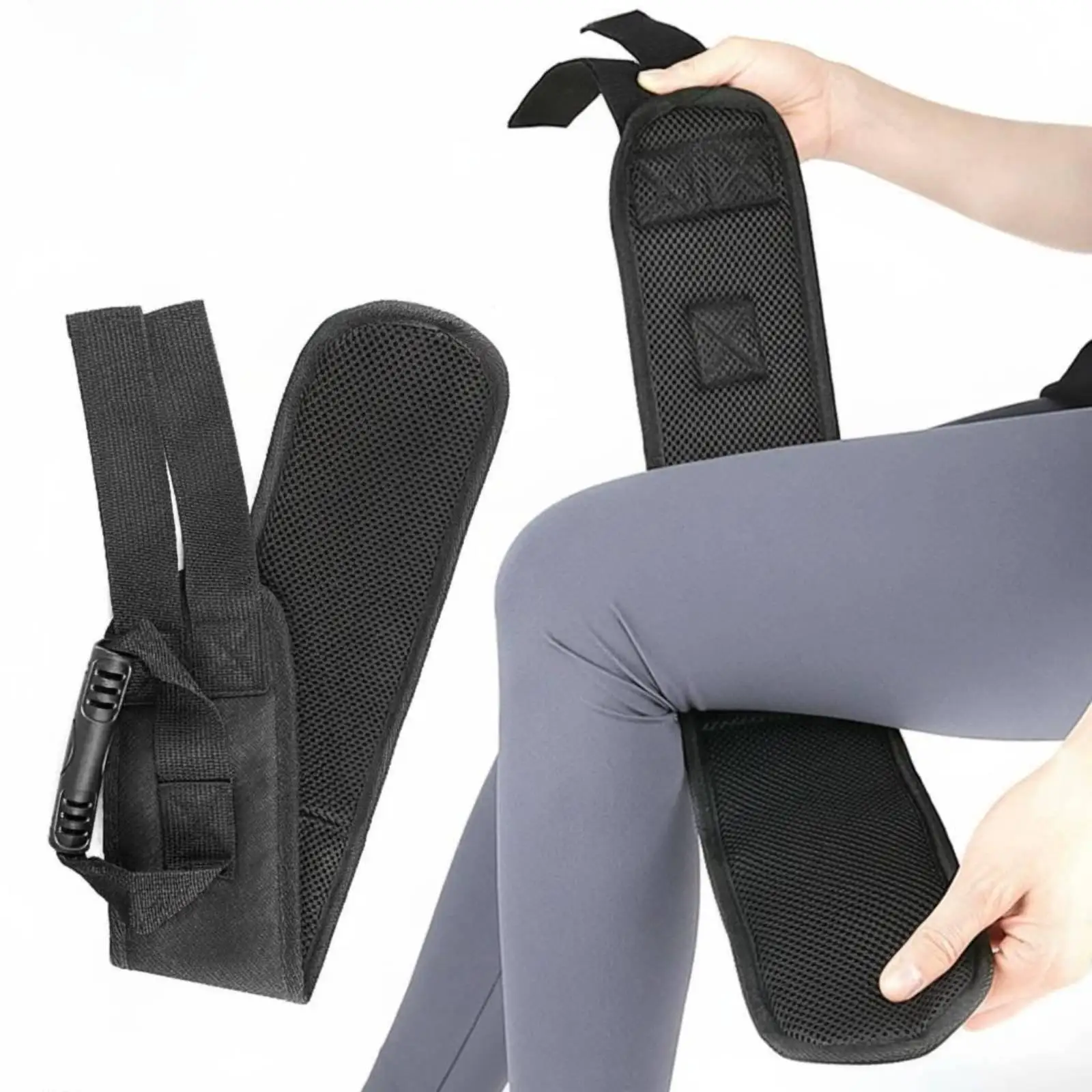 Leg Lift Assist Band Ergonomic Handle Leg Support Fitness Protector Mobility Strap for Walking Rehabilitation