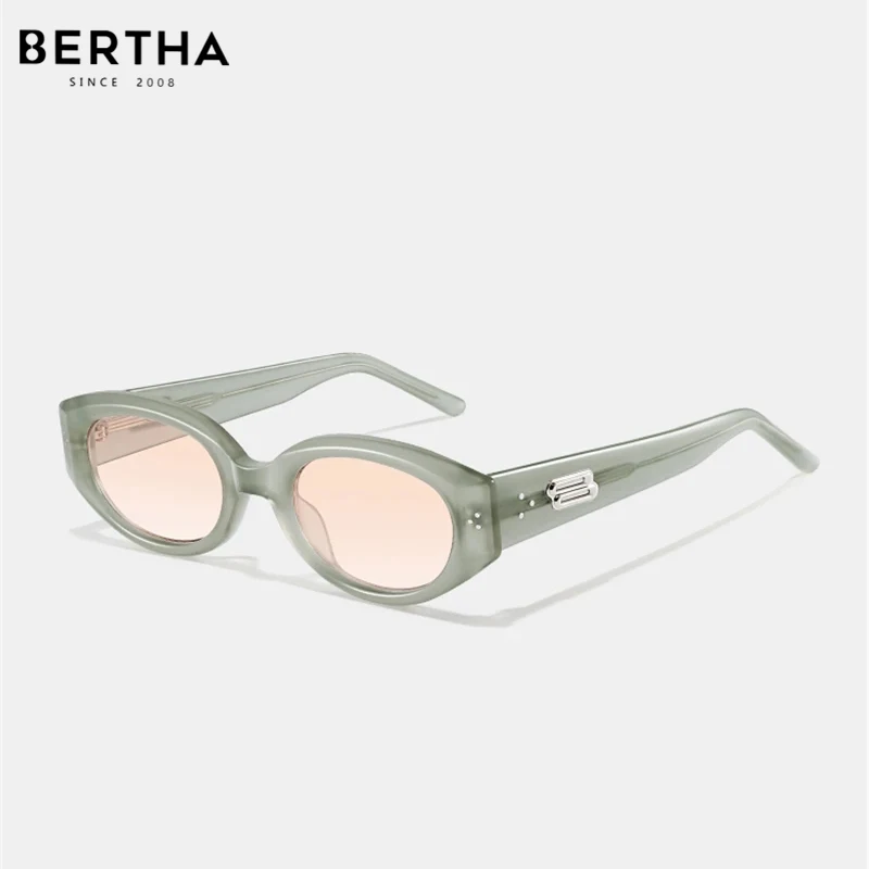 

BERTHA Oval Sunglasses Advanced Sense UV Protection Eyeglass Sunscreen Ultraviolet Outdoor Lady Sun Protection Sunglasses