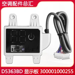 Applicable Gree Air Conditioner Remote Controlling Receiver Display Panel D5363bd 300001000255 Hanging Control Panel