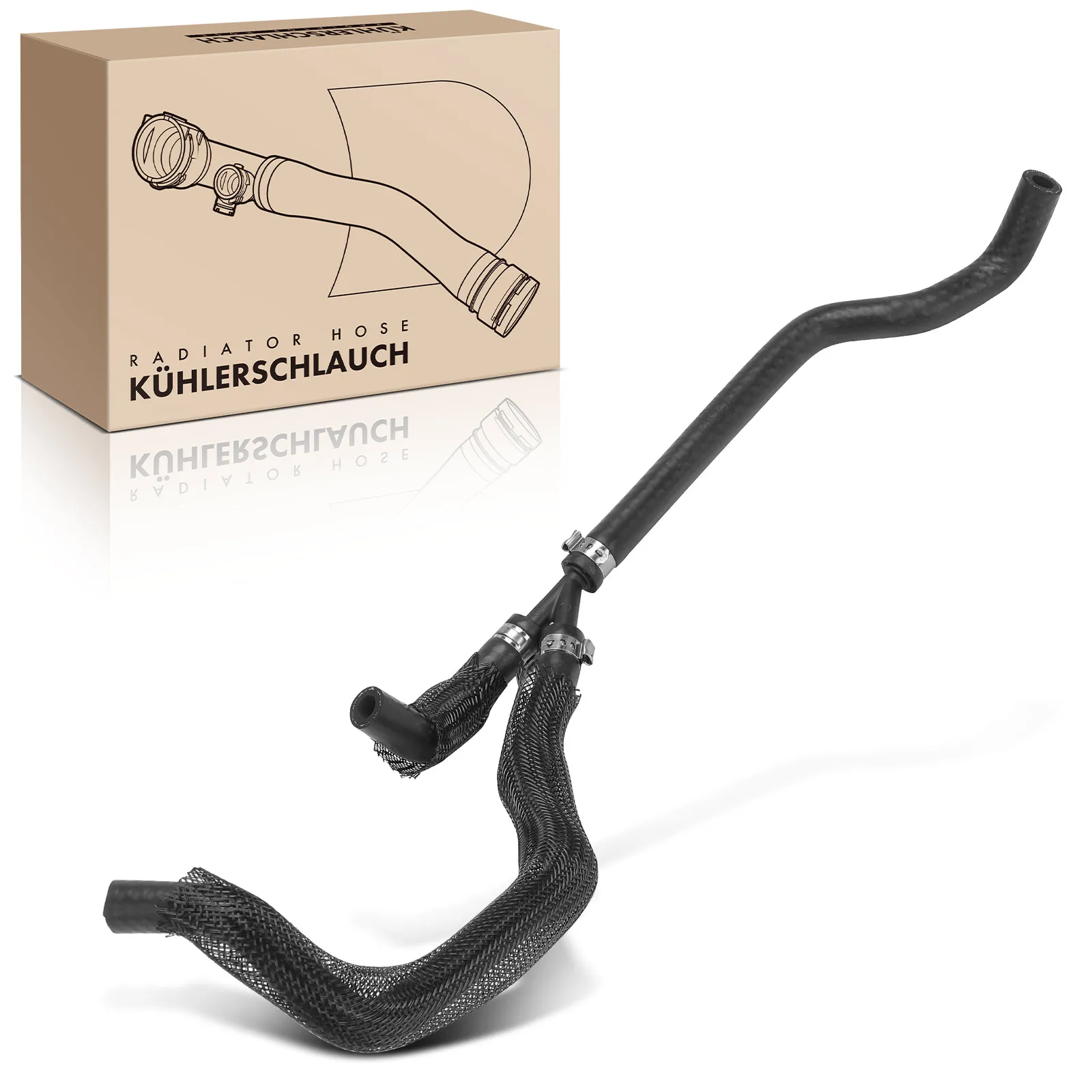 Frankberg 1x Radiateurslang Koelslang voor BMW 5 Serie F07 F10 F11 6ER F12 F13 7ER F01 F02 F03 F04 X5 X6 4.4L SK121364