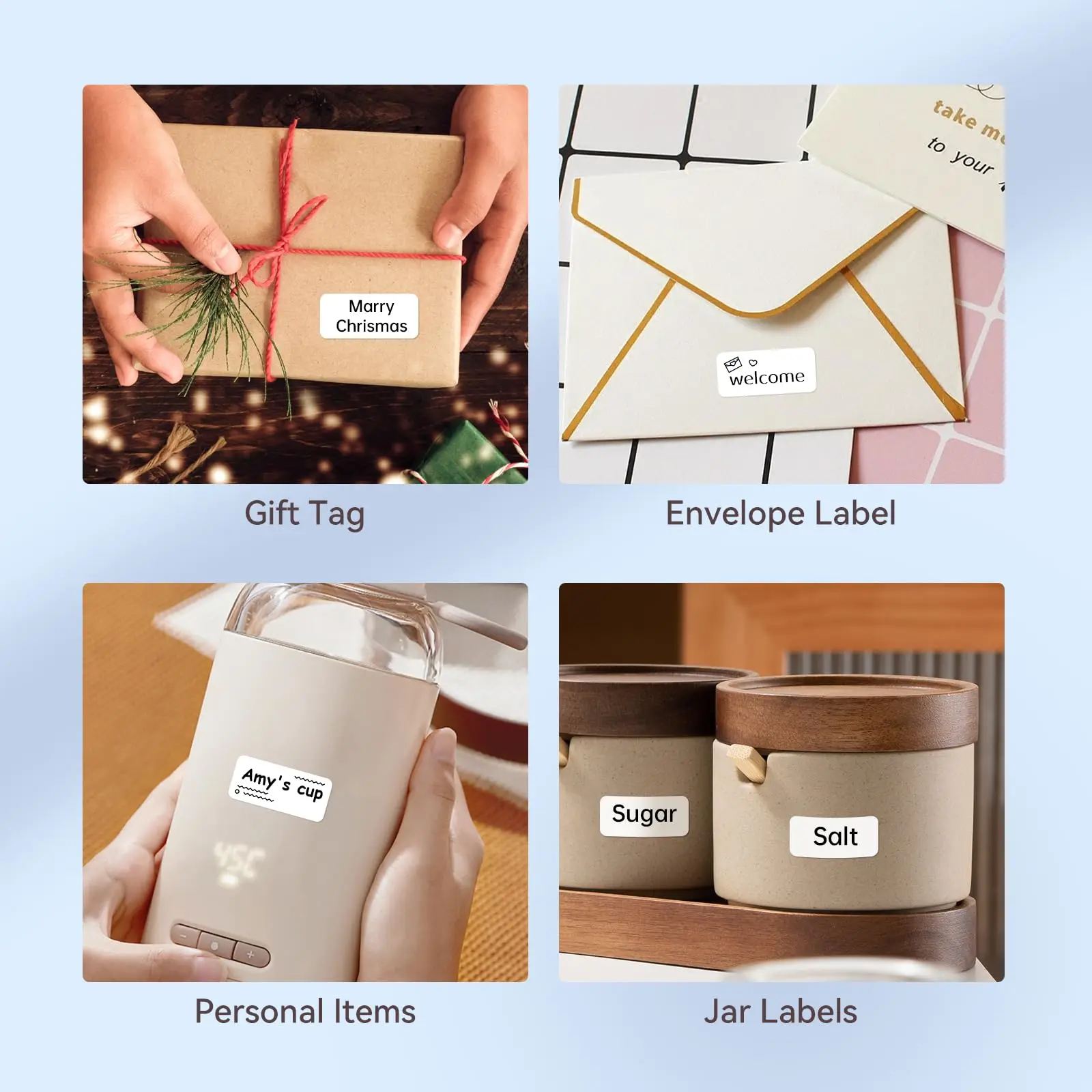 Niimbot Label Paper Rolls Thermal Label Tape Sticker BPA Free Self-adhesive Printer Stickers For Niimbot D110 D11 Mini Printer