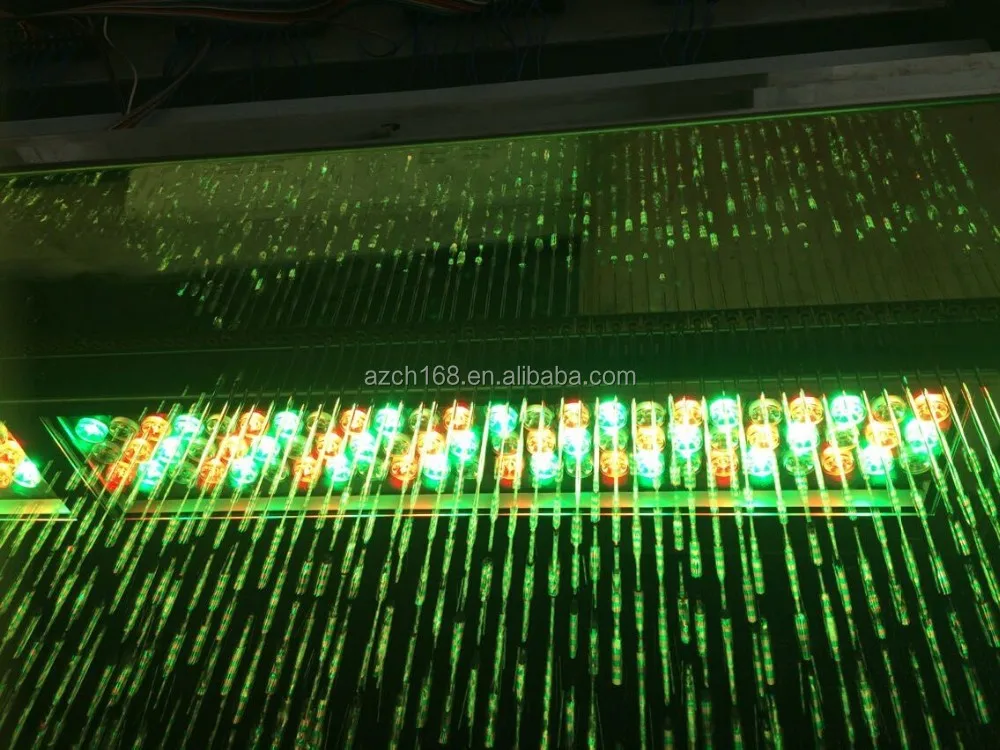 ที่กําหนดเองในร่มดิจิตอลผ้าม่านน้ําตกประดิษฐ์น้ําพุตกแต่ง