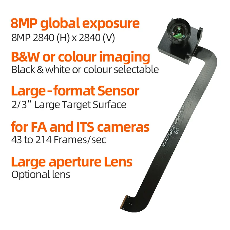 8MP Global Shutter IMX566 Machine Vision Camera Module for ITS Intelligent Transportation Systems Camera