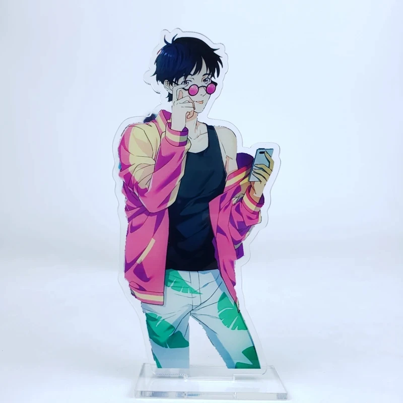 Anime BANANA FISH Ash Lynx Okumura Eiji Shorter Wong Acrylic Stand Figure Display Cosplay Charm Cartoon Desktop Model Plate Gift