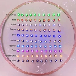 5 sztuk 3/4/5mm bezprzewodowy zasilacz otrzymuje lampka LED do cewka ładowania indukcyjnej żarówki DIY oświetlenie dekoracyjne zabawki Model