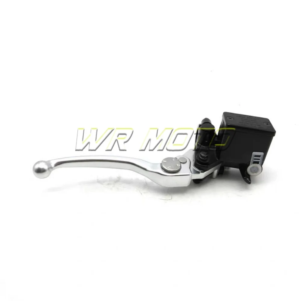 Front and rear hydraulic brake master cylinder assemblies for the braking system of the SYM ADXTG 400 large scooter.