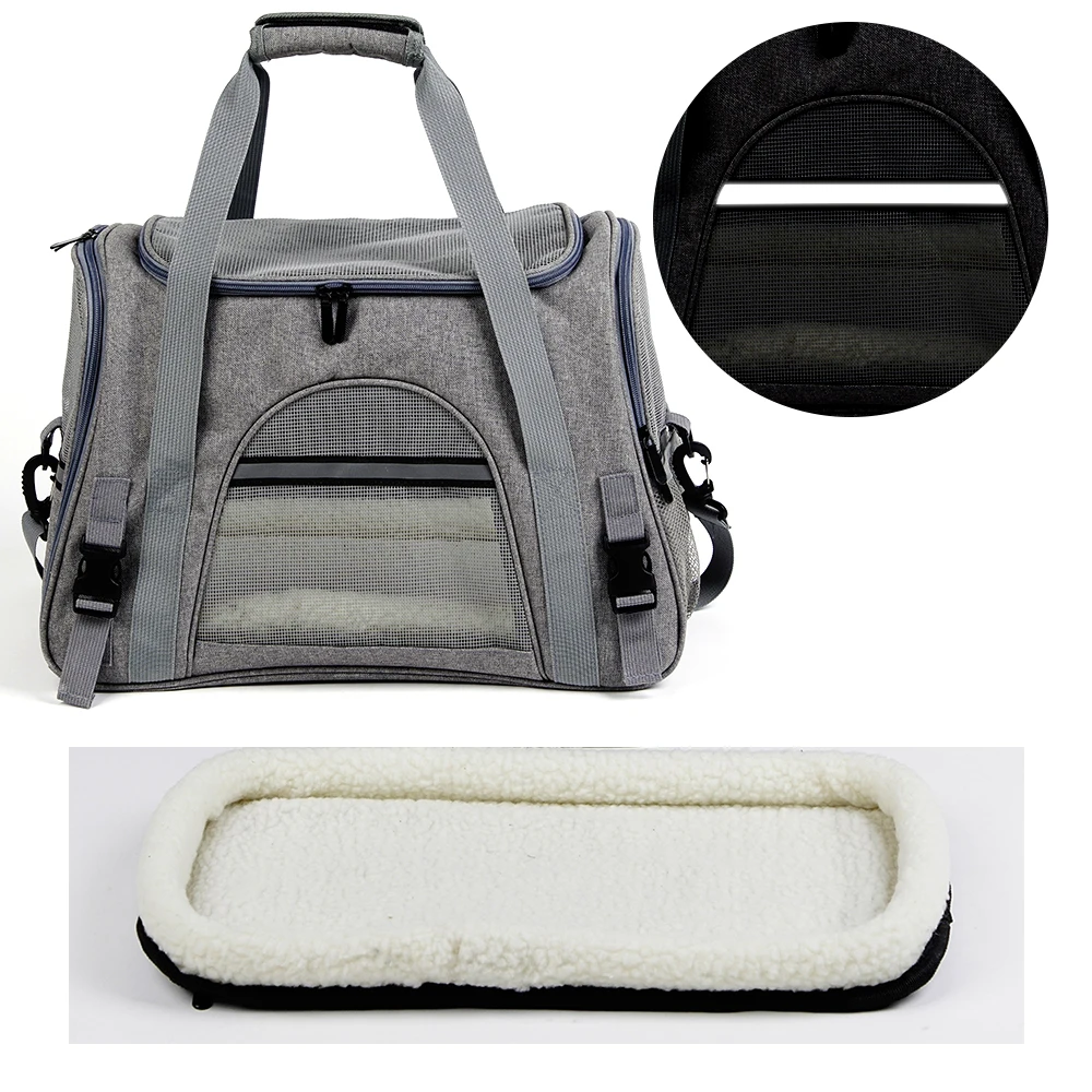 High Quality Pet Travel Bag Durable Airline Approved Cat Bag Dog Bag Pet Cages Carrier for Travel Pet Carriers