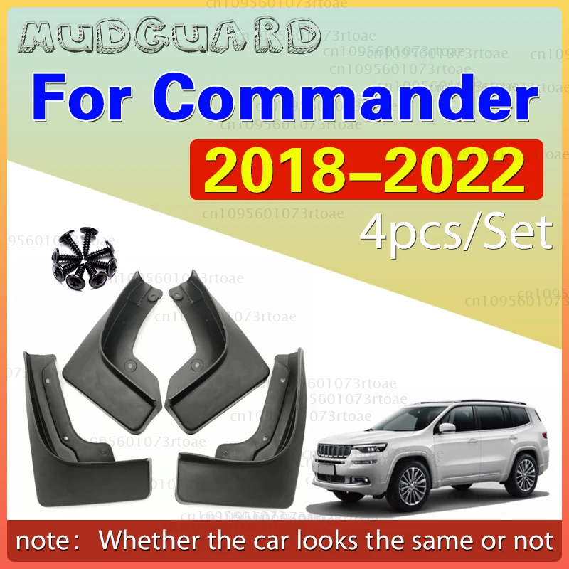 Para Jeep Grand Commander 2018-2022 2019 2020 2021 guardabarros protectores contra salpicaduras guardabarros guardabarros accesorios de coche