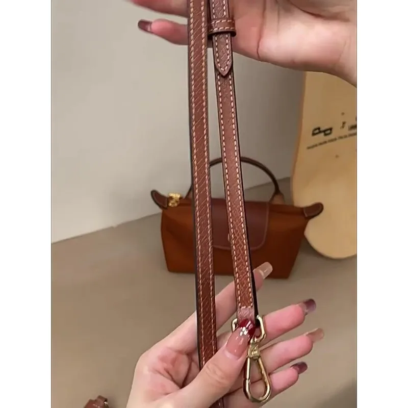 أحدث ملحقات الأجهزة Longxiang حقيبة صغيرة حزام الكتف لا اللكم مشبك جلدي تعديل حزام كروسبودي