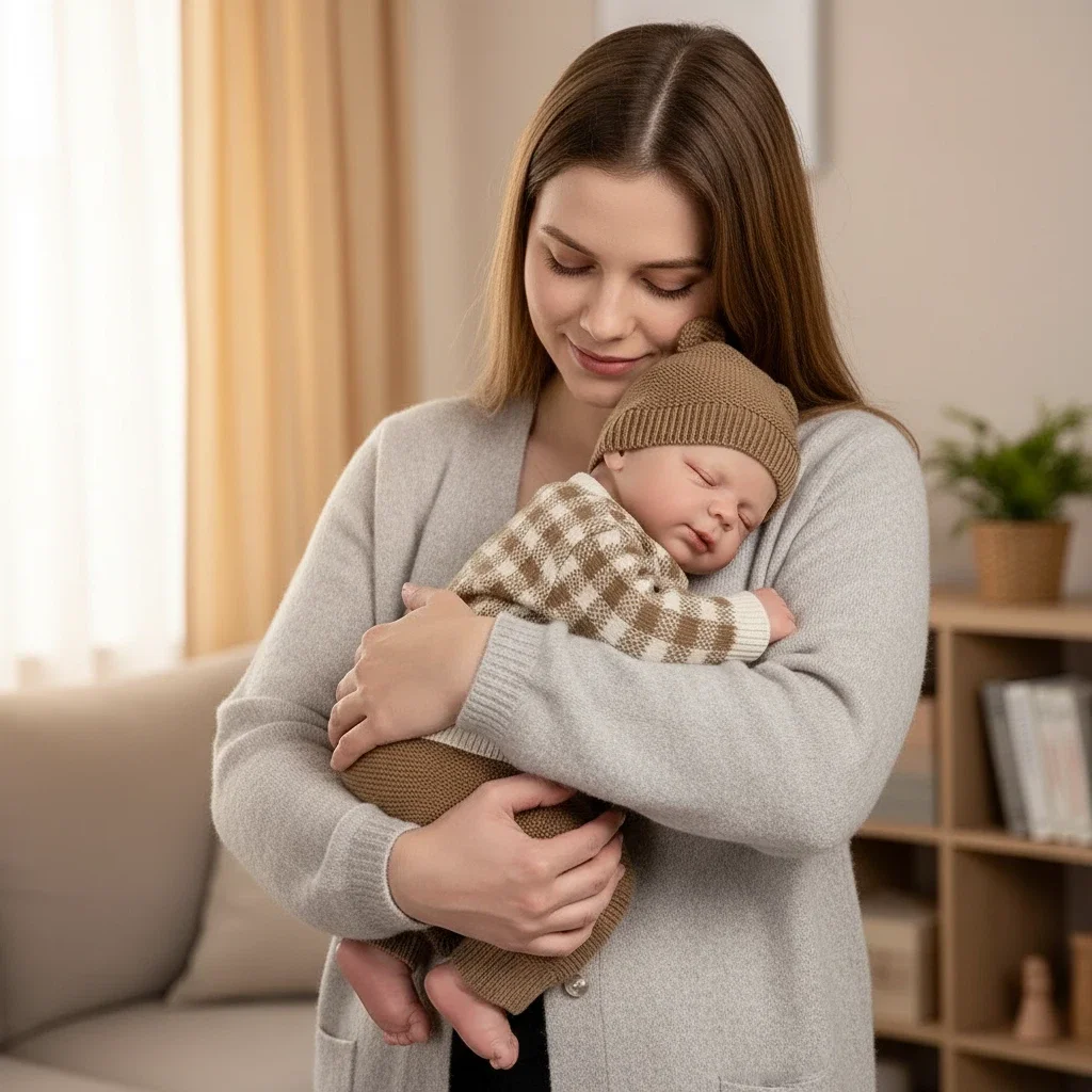 18inch Full Vinyl Girl Body Pascale Painted Hair Lifelike the Reborn Doll 3D Skin Art Doll