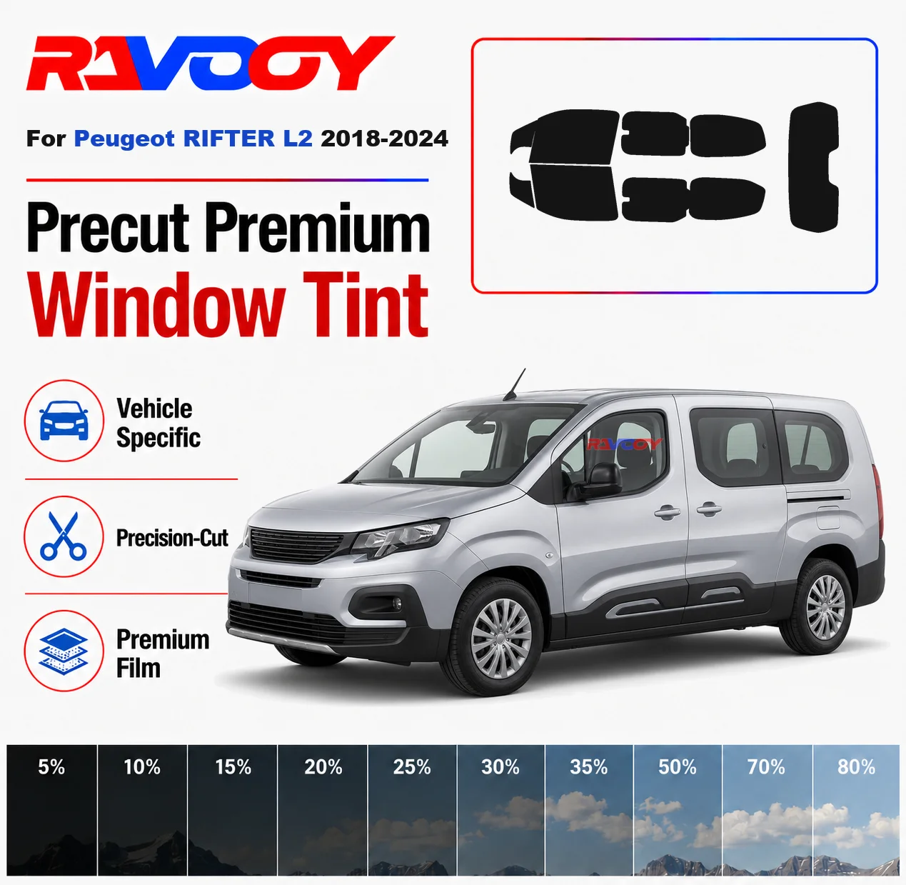 premium-precut-window-tint-kit-front-rear-windows-rear-windshield-for-peugeot-rifter-l2-2018-2024-complete-set-nano-ceramic-film