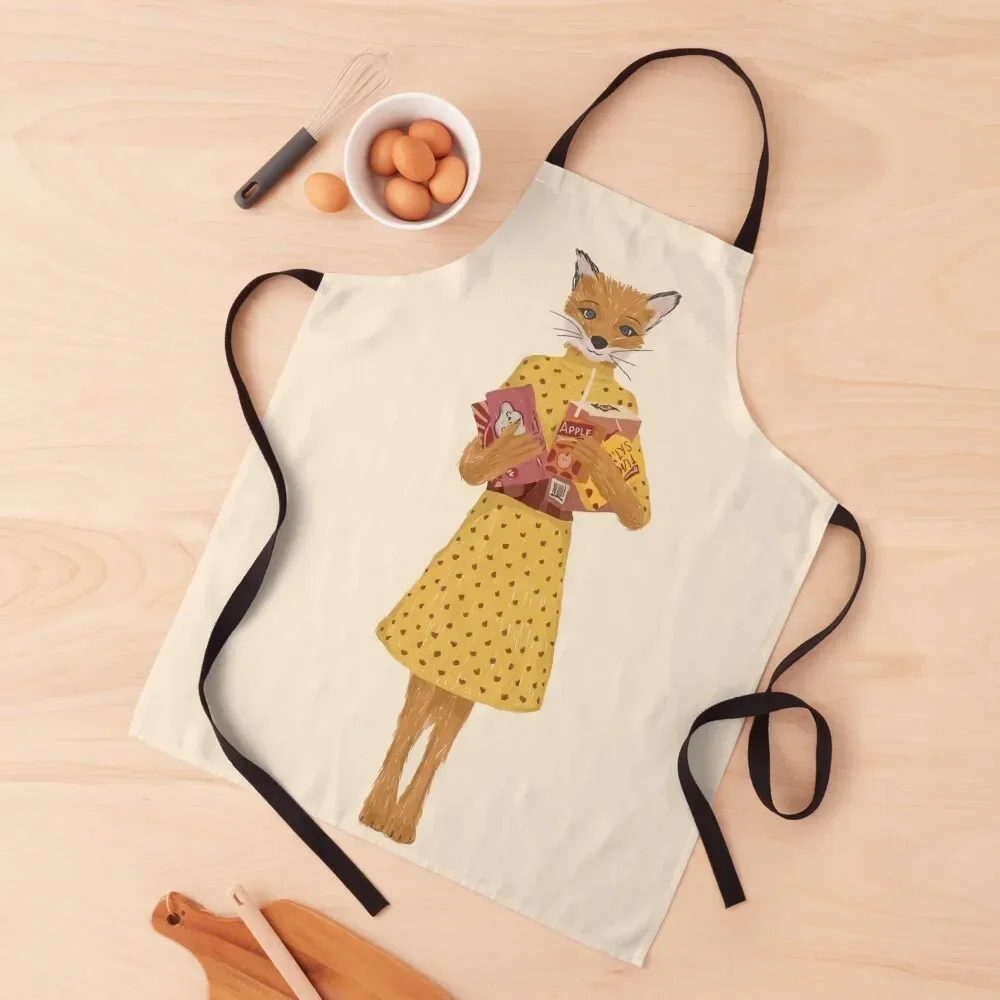 

mrs fox Apron painters kitchen item Apron