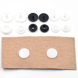 1000sets Round Plastic snap Buttons T3/T5/T8 baby clothes Diaper press Studs Fasteners Clips for DIY clothing bulk accessories