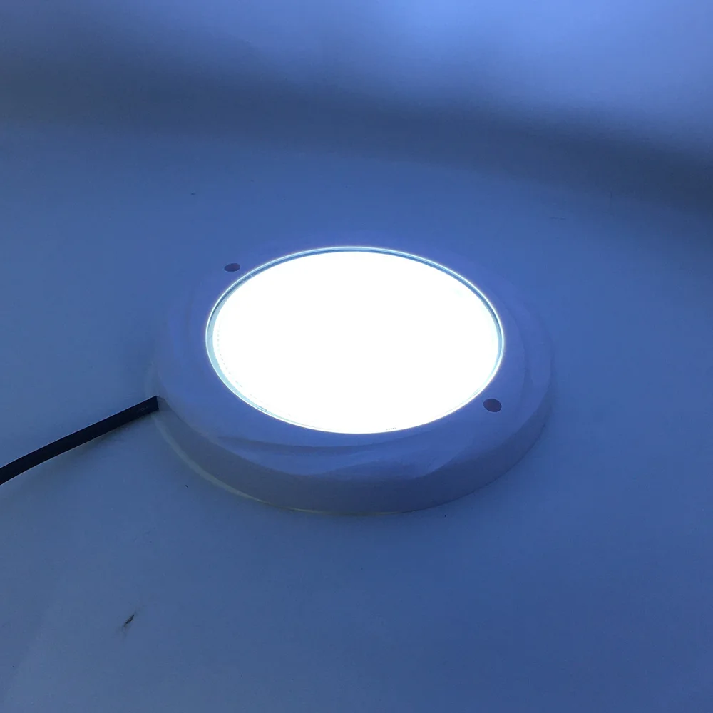 

LED Lights Pool 18W 24W 30W 35W 42W Surface Mounted Resin Filled IP68 Waterproof RGB Color Changeable with Remote Blue