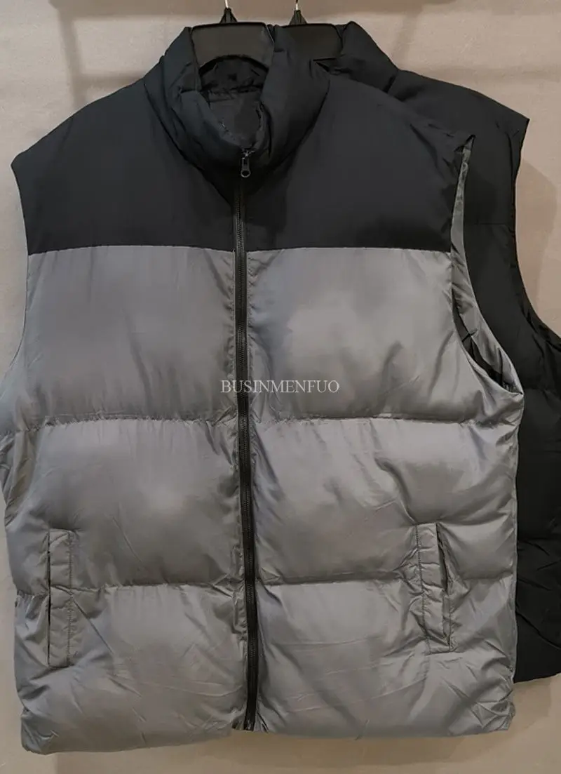 

Autumn Spring Plus Size 16XL 250KG 12XL 13XL 14XL Men Sleeveless Vest Jackets Male Vest Coats