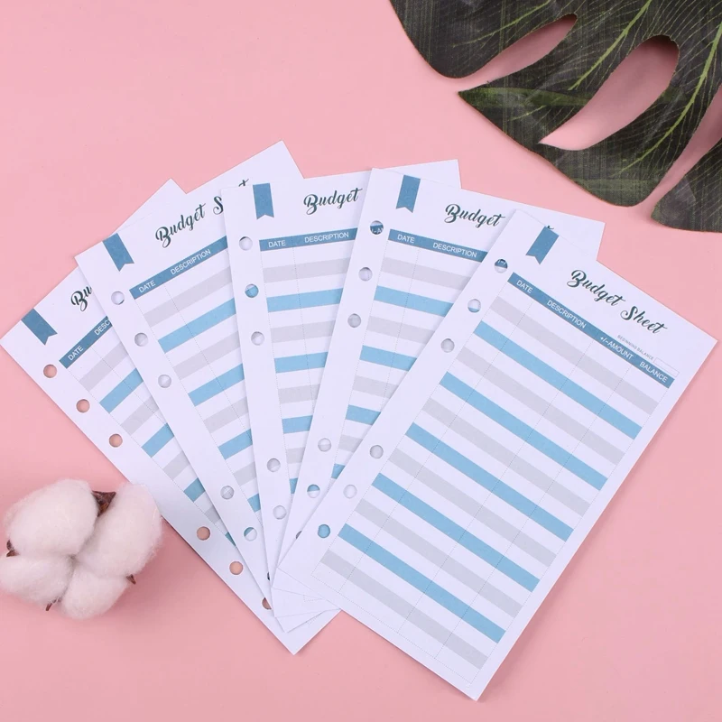 ارتفاع-60 حساب تعقب الميزانية ورقة النقدية مغلف تعقب ل A6 الميزانية المغلفات ، النقدية المغلف المحفظة ، جيوب الموثق