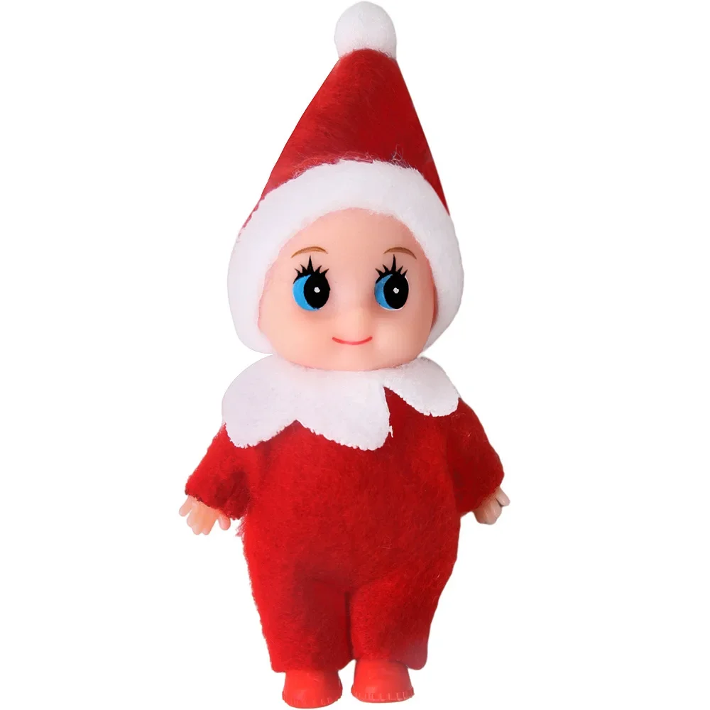 Christmas Baby Elf Doll Pendants Xmas Oranments Merry Christmas Decor Gifts Noel Happy New Year Natal Kids Gifts