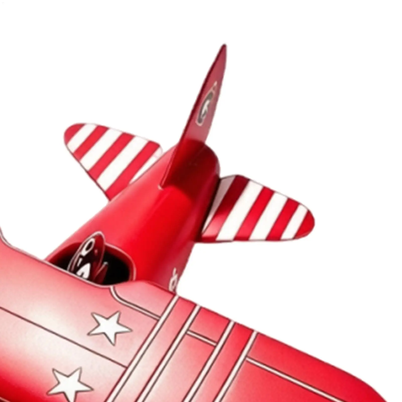 Outdoor Biplane Wind Spinners Metal Airplane Motion Wind Art Sculpture Decor For Front Yard Porch Lawn Flower Bed Holiday - view 5
