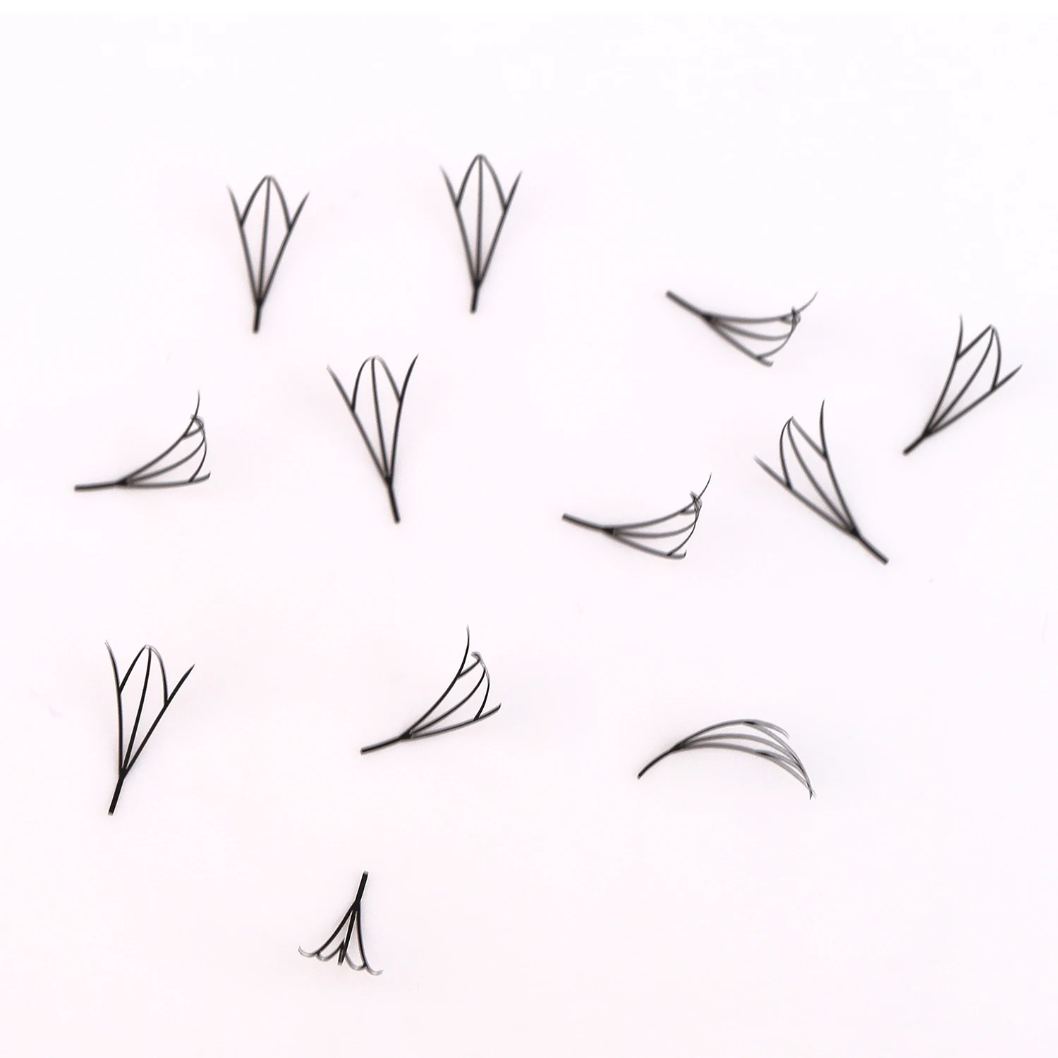 AGUUD Anime Spike Lash Extension, Natürliche Leichte Flatternde Manga-Wimpern, Vorgefertigte Spire-Wimpern Manga-Wing-Wimpern – Detail 12