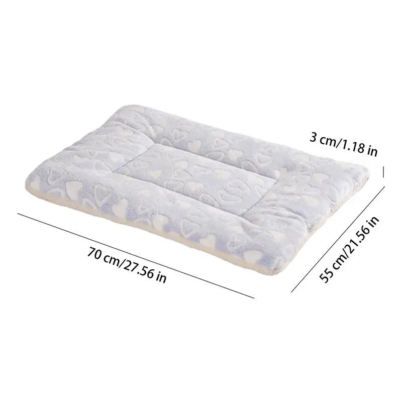 Fall/Winter Pet Sleeping Pad Soft Dog Bed Mats flannel PP cotton Pet Sleeping Bed Mats for Dogs Cute Pet Pad Warm Accessories