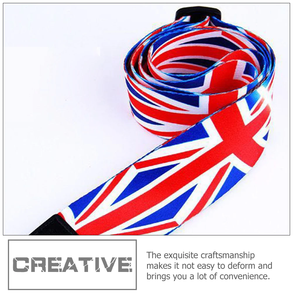 

2 Pcs Guitar Strap Fine Workmanship Classical Acoustic Straps Ukulele Anti-wear Electric Wide Polyester Cotton Belt Adjustable