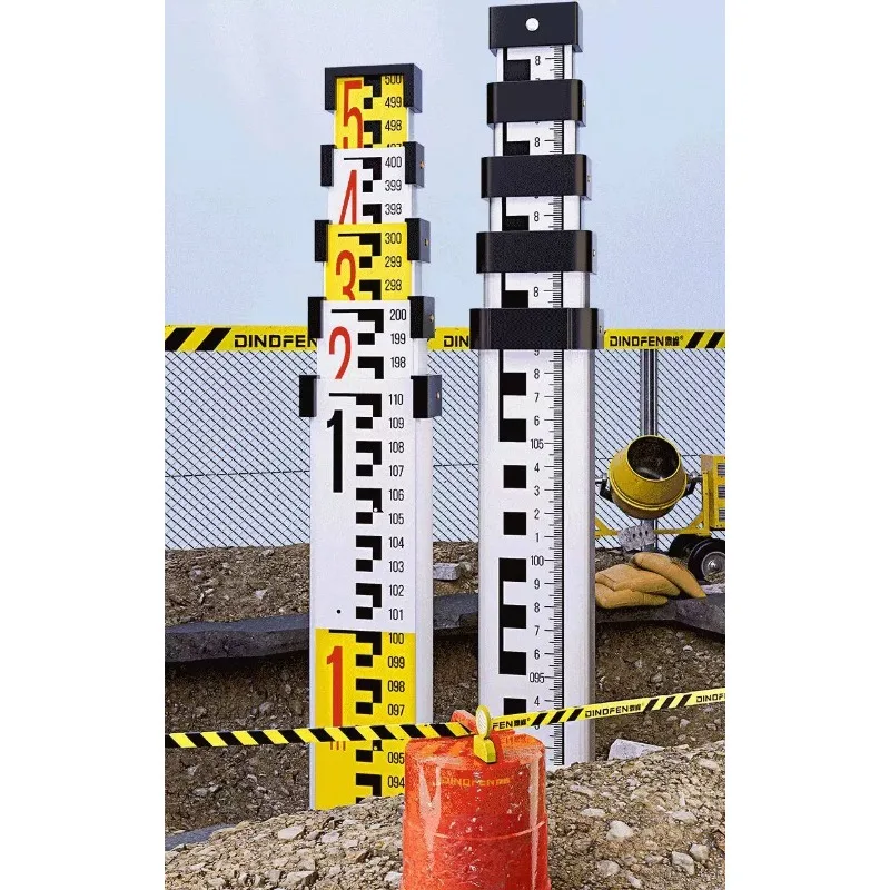3M 5M 7M 10M Telescopic Leveling Staff, Graduated Measuring Rod for Level Instrument & Whole House Customization