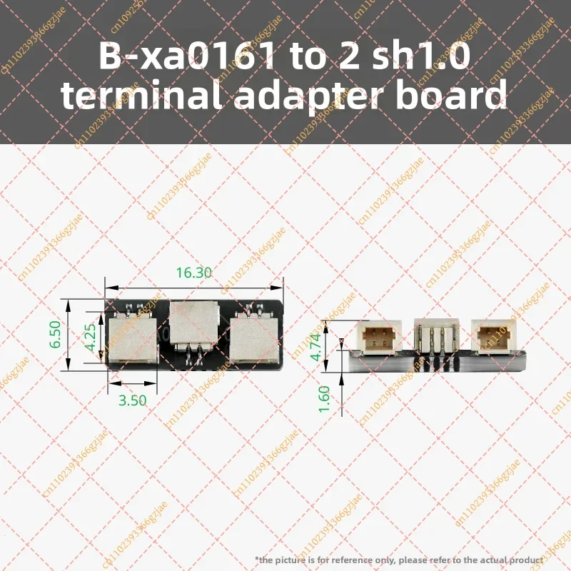 YF Brand new  3D printing model standard part XA016 for Bambu lab 1 to 2 SH1.0 terminal adapter board