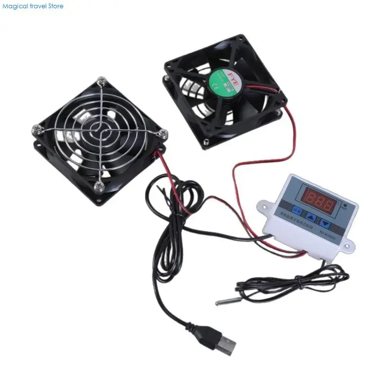 Ventilador gabinete 80 mm N2UB MultiSpeed para casa vegetal y electrónicas