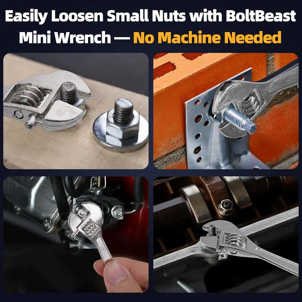 Kit de clé à chocs sans balais de 500 N.m avec douilles, forets et crochet de taille pour voitures, camions et projets de bricolage