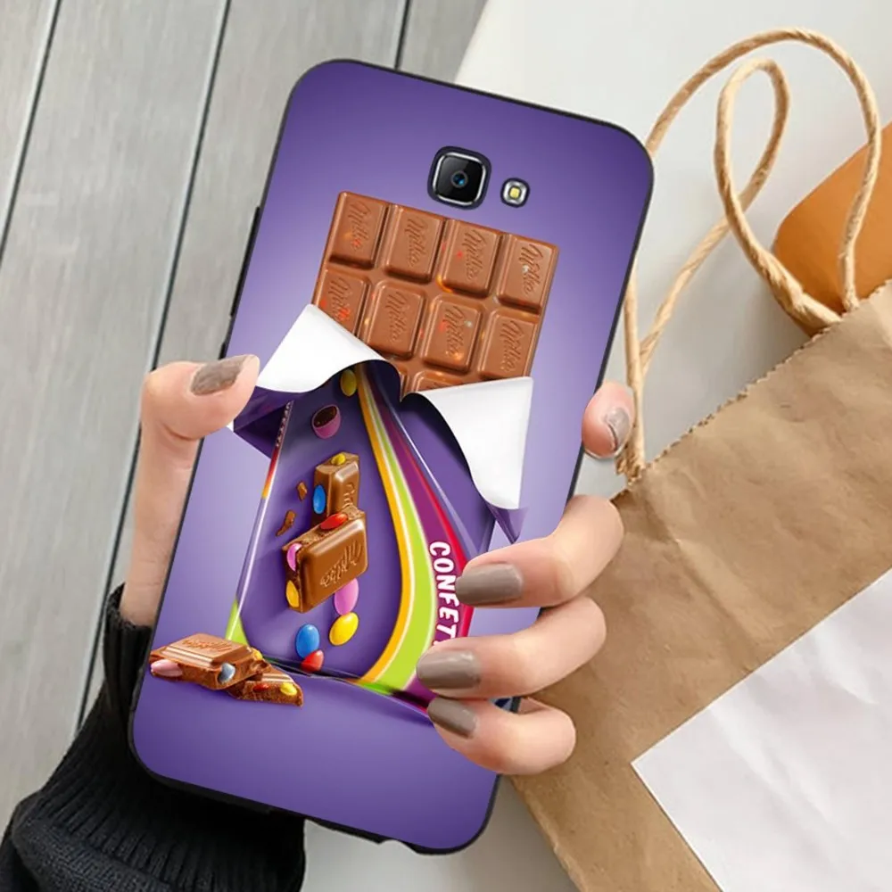 Chocolate Milka Box Phone Case For Samsung J 7 plus 7core J7 neo J6 plus prime J6 J4 J5 Mobile Cover