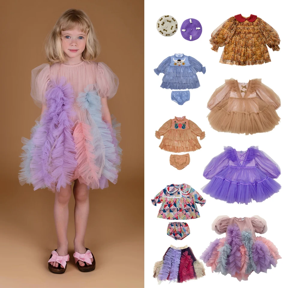 raspberryplum Girls Tutu dress rainbow Fluffy Tulle Princess Ball Gown Pettiskirt Ballet Dance Kids Party/tutu birthday dress