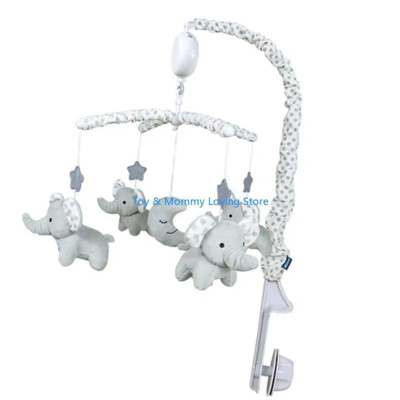 Decoraciones guardería Y1QF Campanas cama ritmo 35 canciones Matátiles juguetes para colgar juguete